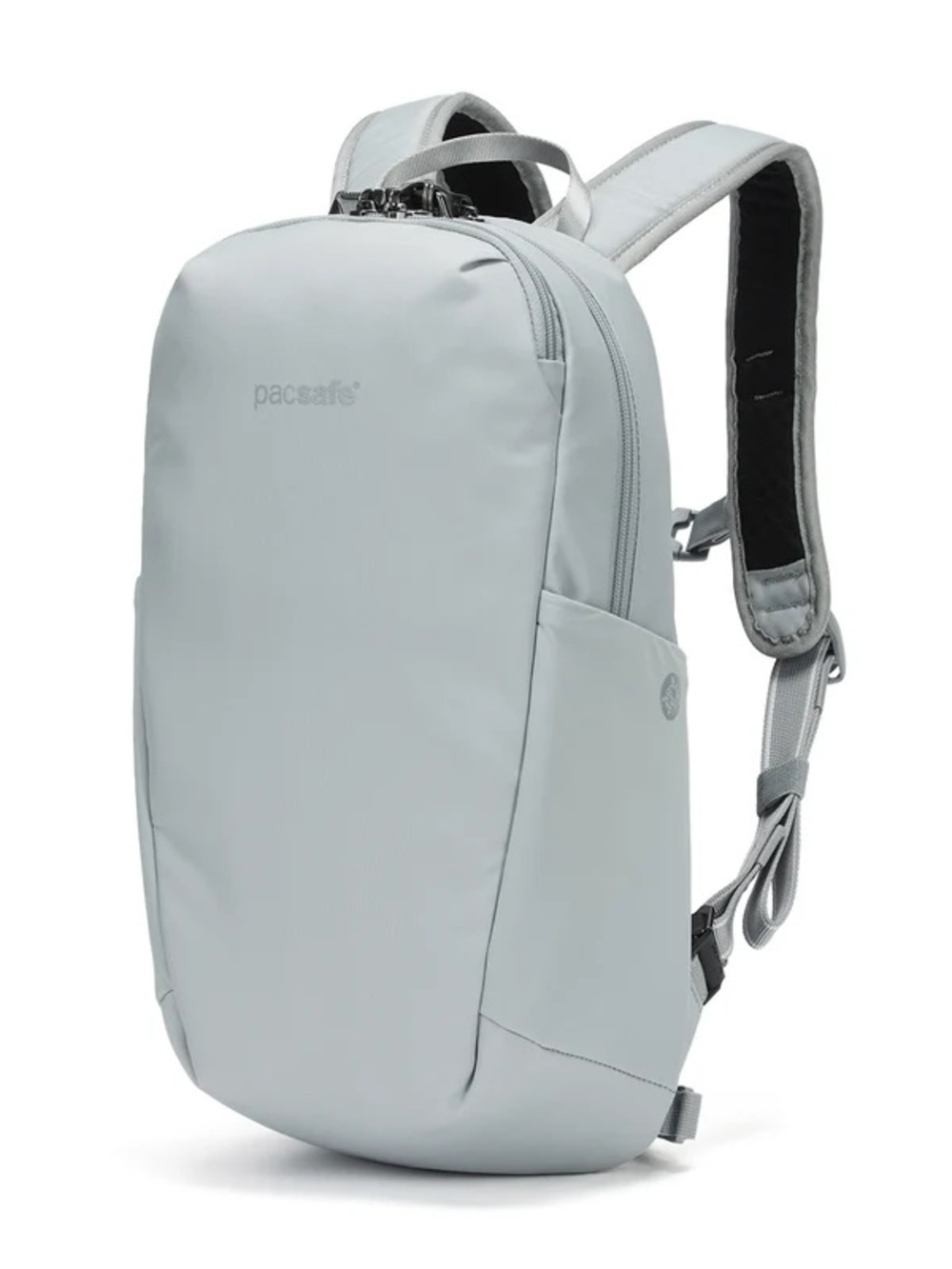 Pacsafe Slim 12L Anti-Theft Backpack in Digital Gray- Brand New